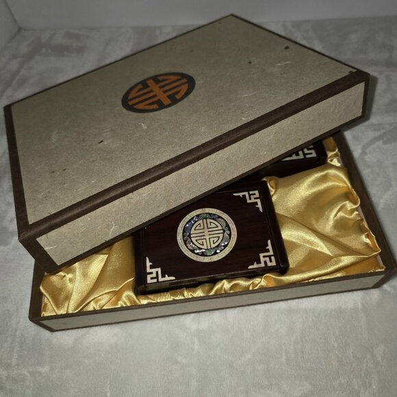 Notebook, Power Bank, U Disk, Signature Pen, Business Card  Subokmun Korean Business Card Holder and Pen Holder Gift SET
